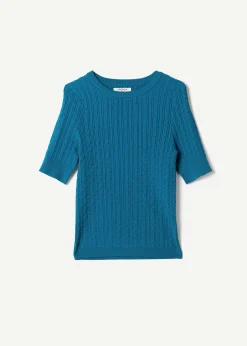 Camomilla Milano Maglie-Maglia Marcel con lavorazione a treccia