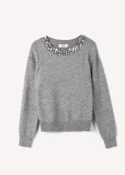 Camomilla Milano Maglie-Maglia Marlie con paillettes