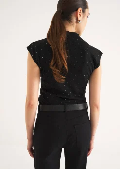 Camomilla Milano Maglie-Maglia Martina con strass