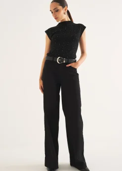 Camomilla Milano Maglie-Maglia Martina con strass