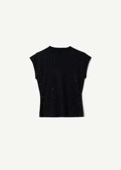 Camomilla Milano Maglie-Maglia Martina con strass
