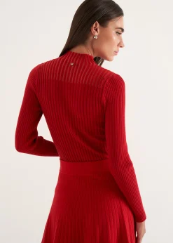 Camomilla Milano Maglie-Maglia Matilde a coste collo alto