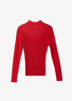 Camomilla Milano Maglie-Maglia Matilde a coste collo alto