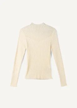 Camomilla Milano Maglie-Maglia Matilde a coste collo alto