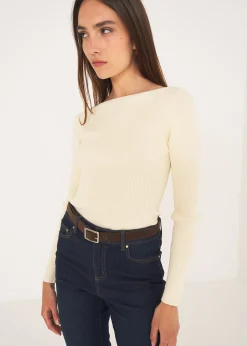 Camomilla Milano Maglie-Maglia Meggy a coste