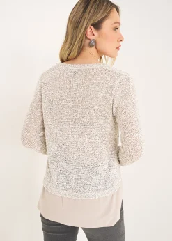Camomilla Milano Maglie-Maglia Met con rouche satin