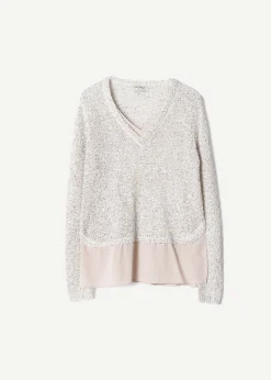 Camomilla Milano Maglie-Maglia Met con rouche satin