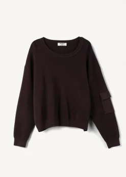 Camomilla Milano Maglie-Maglia Monia con tasca sulla manica