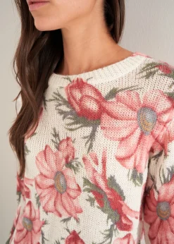 Camomilla Milano Maglie-Maglia Monica con motivo floreale all over
