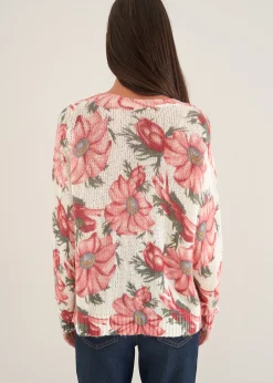 Camomilla Milano Maglie-Maglia Monica con motivo floreale all over