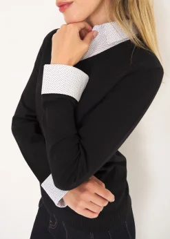 Camomilla Milano Maglie-Maglia Myka con dettagli pois