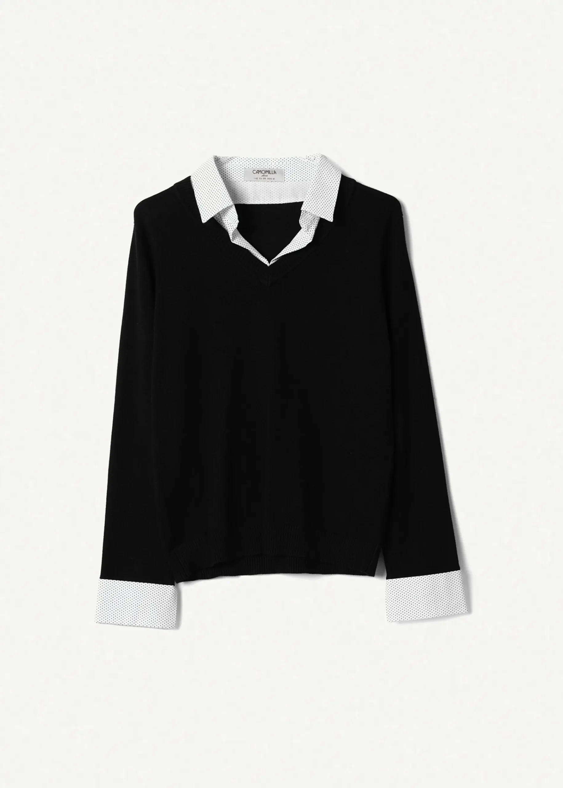 Camomilla Milano Maglie-Maglia Myka con dettagli pois