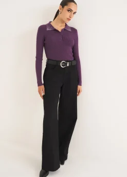 Camomilla Milano Maglie-Maglia polo Mendy con strass