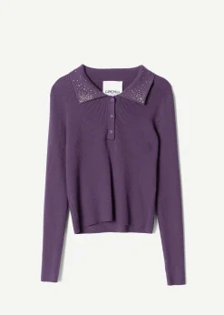 Camomilla Milano Maglie-Maglia polo Mendy con strass