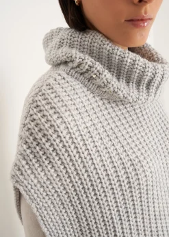 Camomilla Milano Maglie-Maglia smanicata Morgana con paillettes