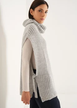 Camomilla Milano Maglie-Maglia smanicata Morgana con paillettes
