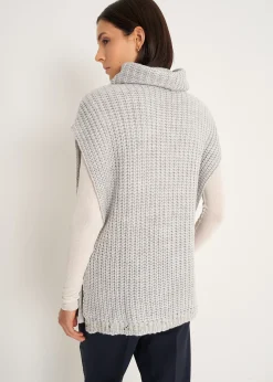 Camomilla Milano Maglie-Maglia smanicata Morgana con paillettes