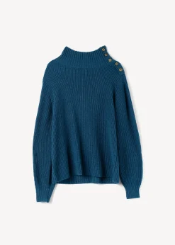 Camomilla Milano Maglie-Maglione Miriam collo alto con bottoni