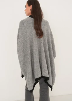 Camomilla Milano Mantelle|Cardigan-Mantella Melanie con bordo a contrasto