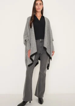 Camomilla Milano Mantelle|Cardigan-Mantella Melanie con bordo a contrasto
