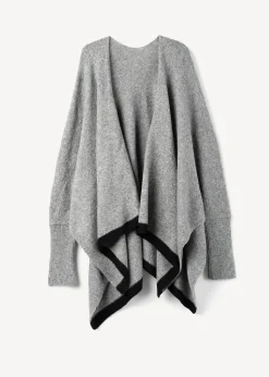 Camomilla Milano Mantelle|Cardigan-Mantella Melanie con bordo a contrasto