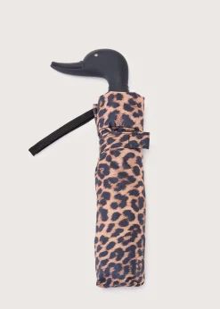 Camomilla Milano Ombrelli-Ombrello animalier con manico a papera