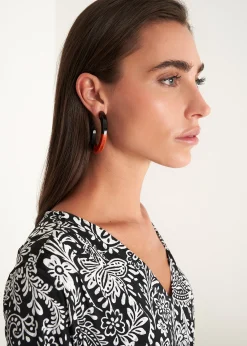 Camomilla Milano Bijoux-Orecchini Gilda in resina