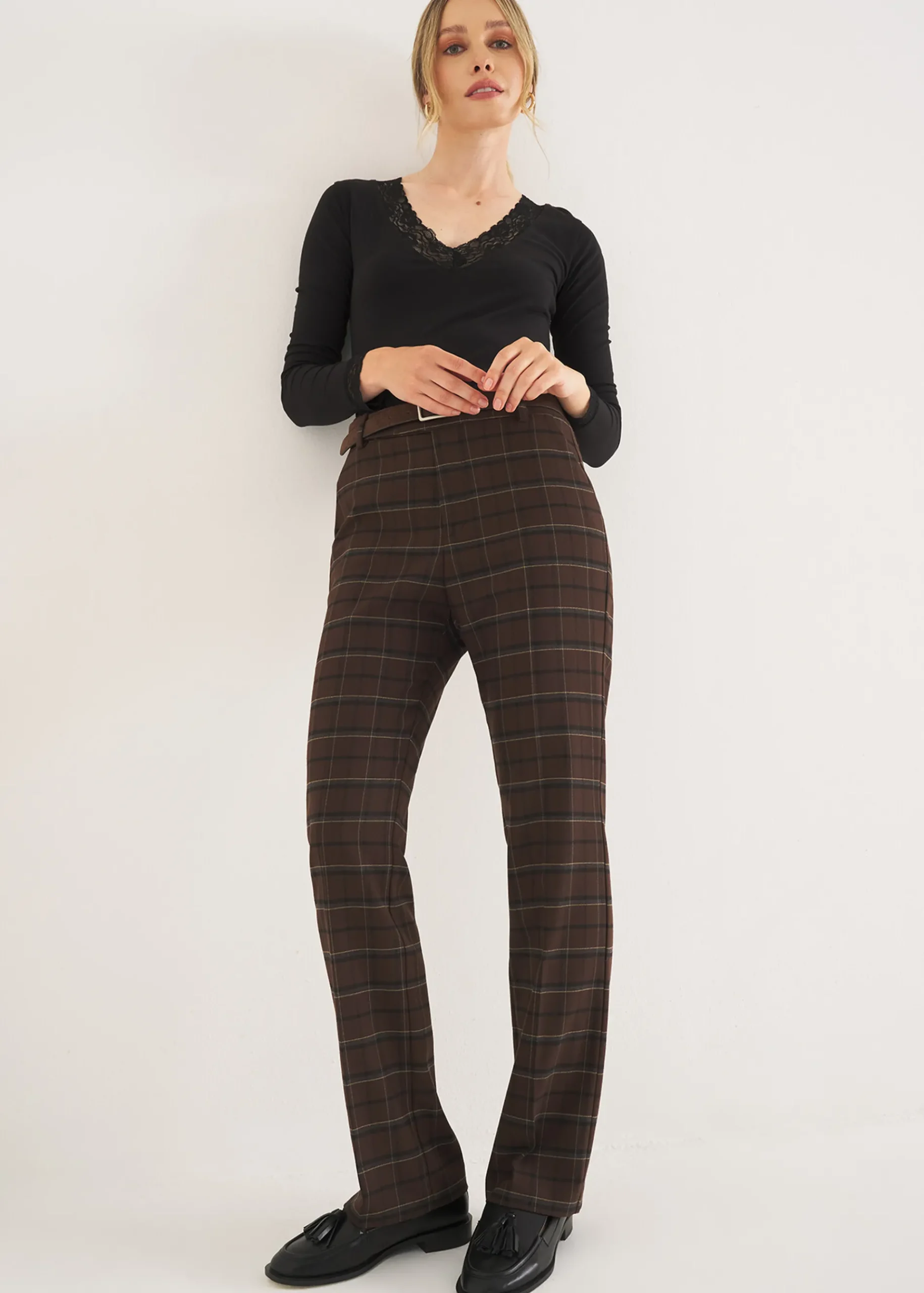 Camomilla Milano Pantaloni-Pantalone Porter check