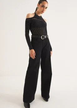 Camomilla Milano Jeans-Pantaloni denim Daisy palazzo