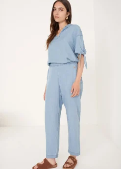 Camomilla Milano Pantaloni-Pantaloni Poke effetto denim