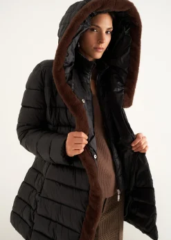 Camomilla Milano Piumini-Piumino lungo Portos con cintura