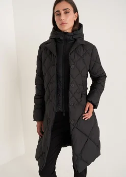 Camomilla Milano Piumini-Piumino Pat trapuntato a rombi con gilet staccabil