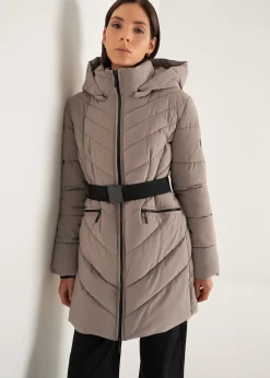 Camomilla Milano Piumini-Piumino Piky con cintura