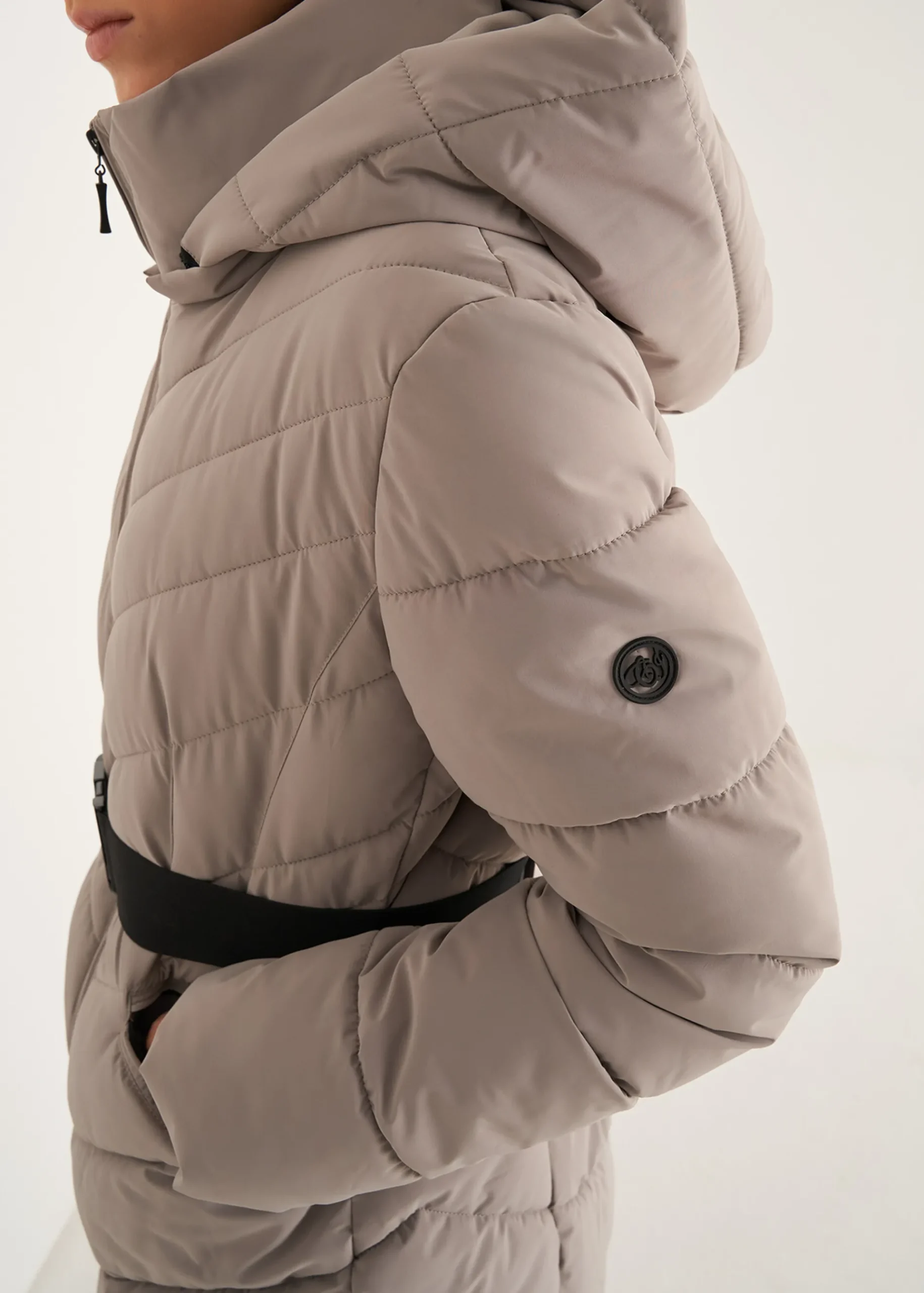 Camomilla Milano Piumini-Piumino Piky con cintura