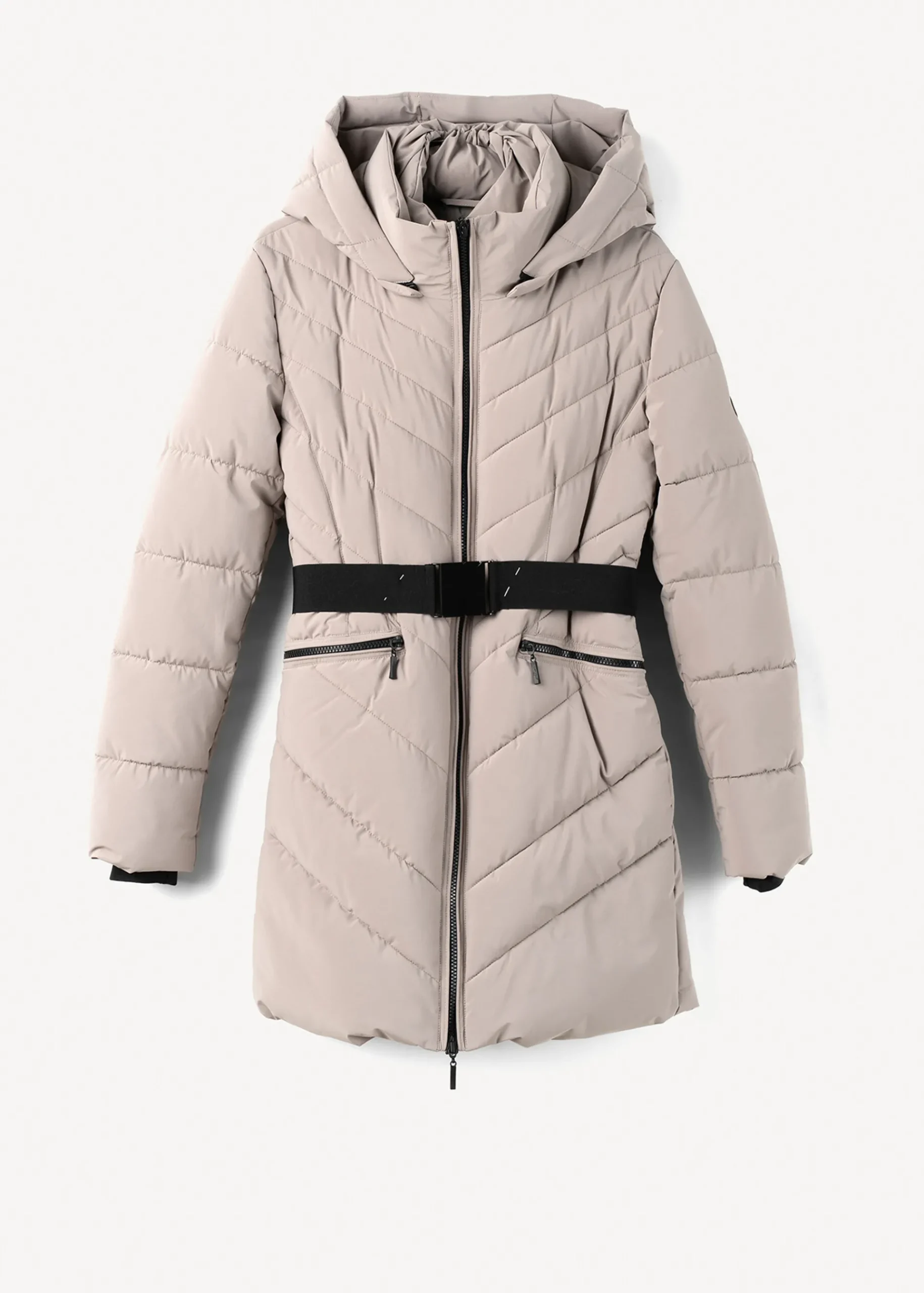 Camomilla Milano Piumini-Piumino Piky con cintura