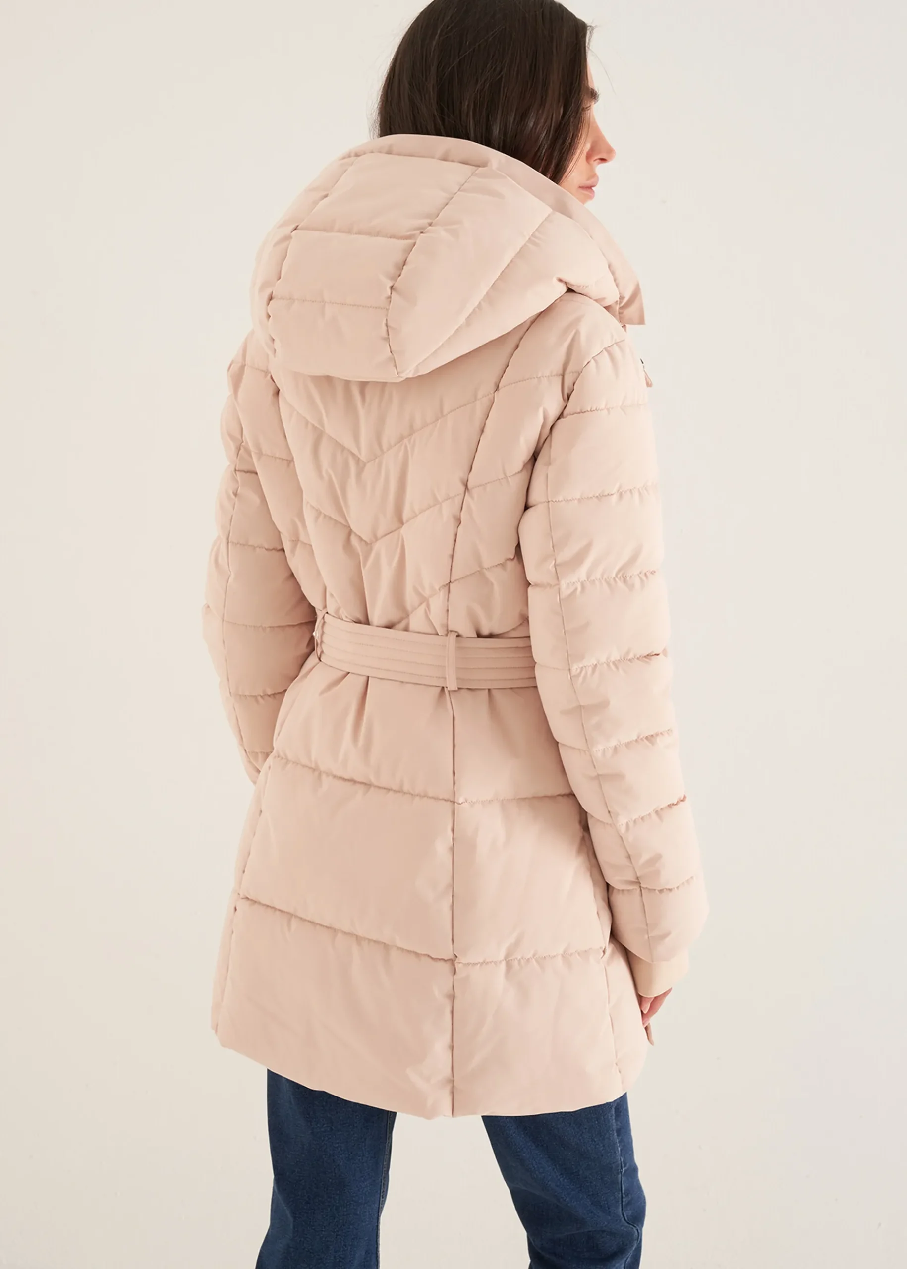 Camomilla Milano Piumini-Piumino Prince con cintura