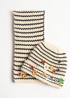 Camomilla Milano Sciarpe E Foulard-Sciarpa Satin a righe con bottoni