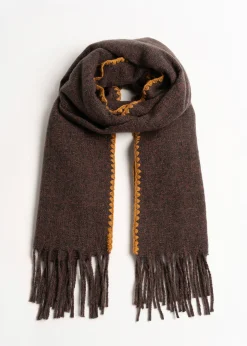 Camomilla Milano Sciarpe E Foulard-Sciarpa Shaggy con bordo a contrasto