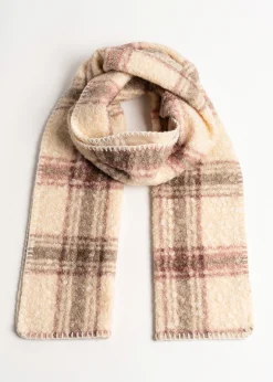Camomilla Milano Sciarpe E Foulard-Sciarpa Shiny maxi check shearling