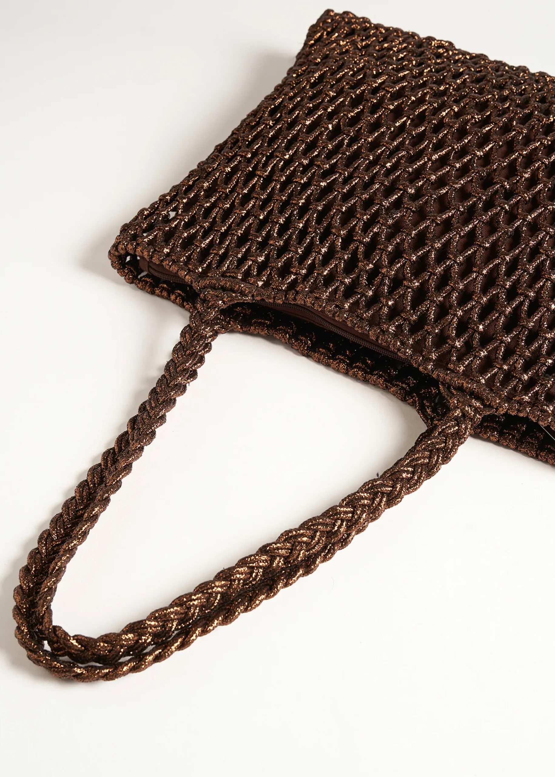 Camomilla Milano Borse-Shopping Barley in rete metallizzata