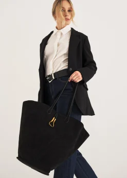 Camomilla Milano Borse-Shopping Beverly in ecocamoscio