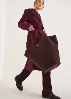Camomilla Milano Borse-Shopping Beverly in ecocamoscio
