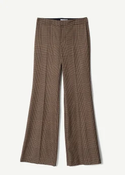 Camomilla Milano Pantaloni-Tailleur a Quadri con Rever Ampio