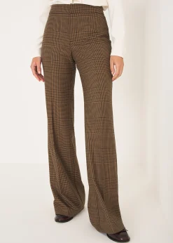 Camomilla Milano Pantaloni-Tailleur a Quadri con Rever Ampio
