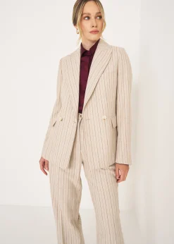 Camomilla Milano Pantaloni-Tailleur Gessato a Doppio Petto