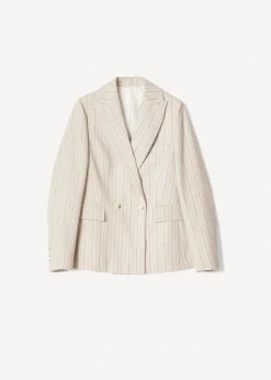 Camomilla Milano Pantaloni-Tailleur Gessato a Doppio Petto