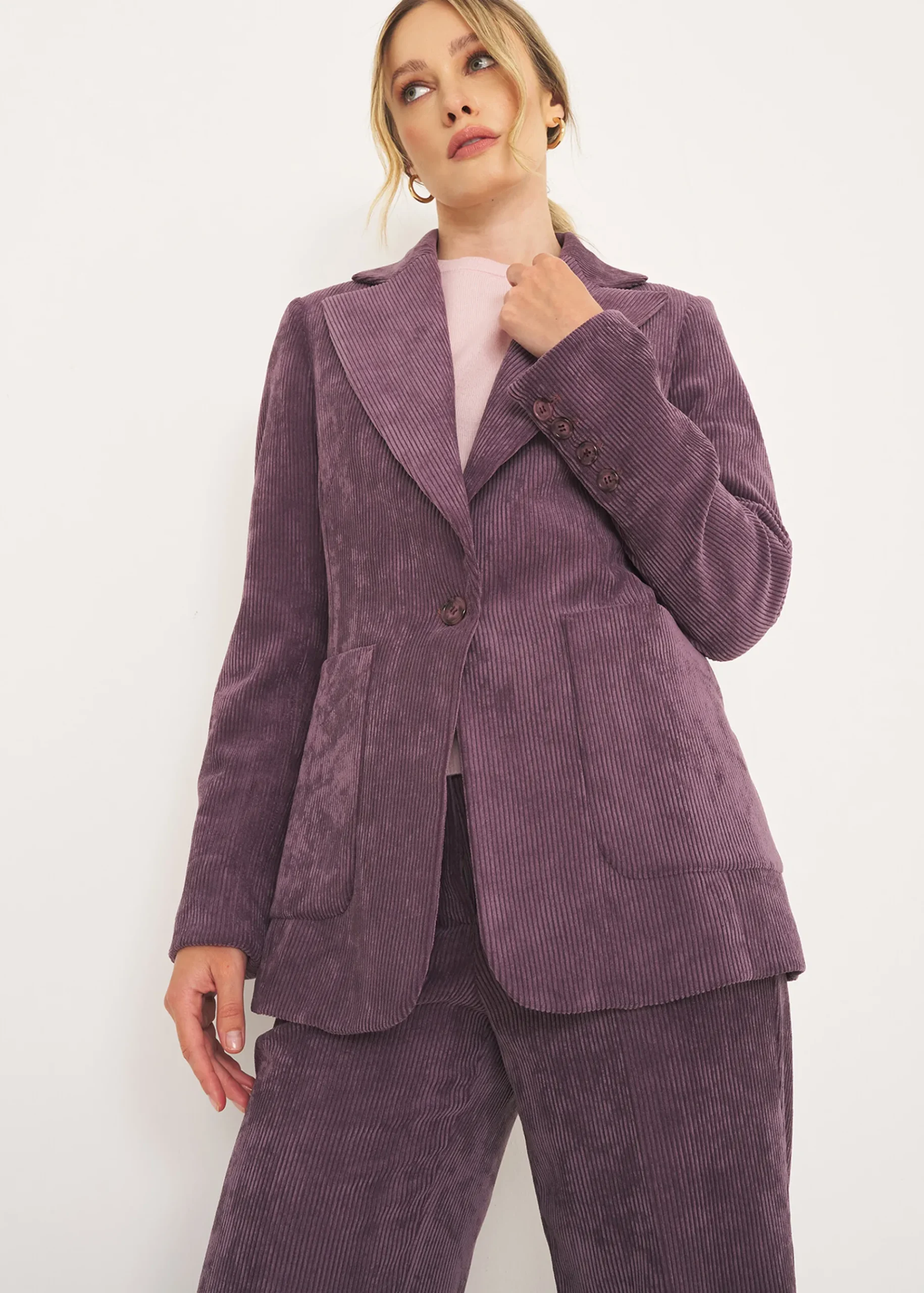 Camomilla Milano Pantaloni-Tailleur in Velluto a Coste
