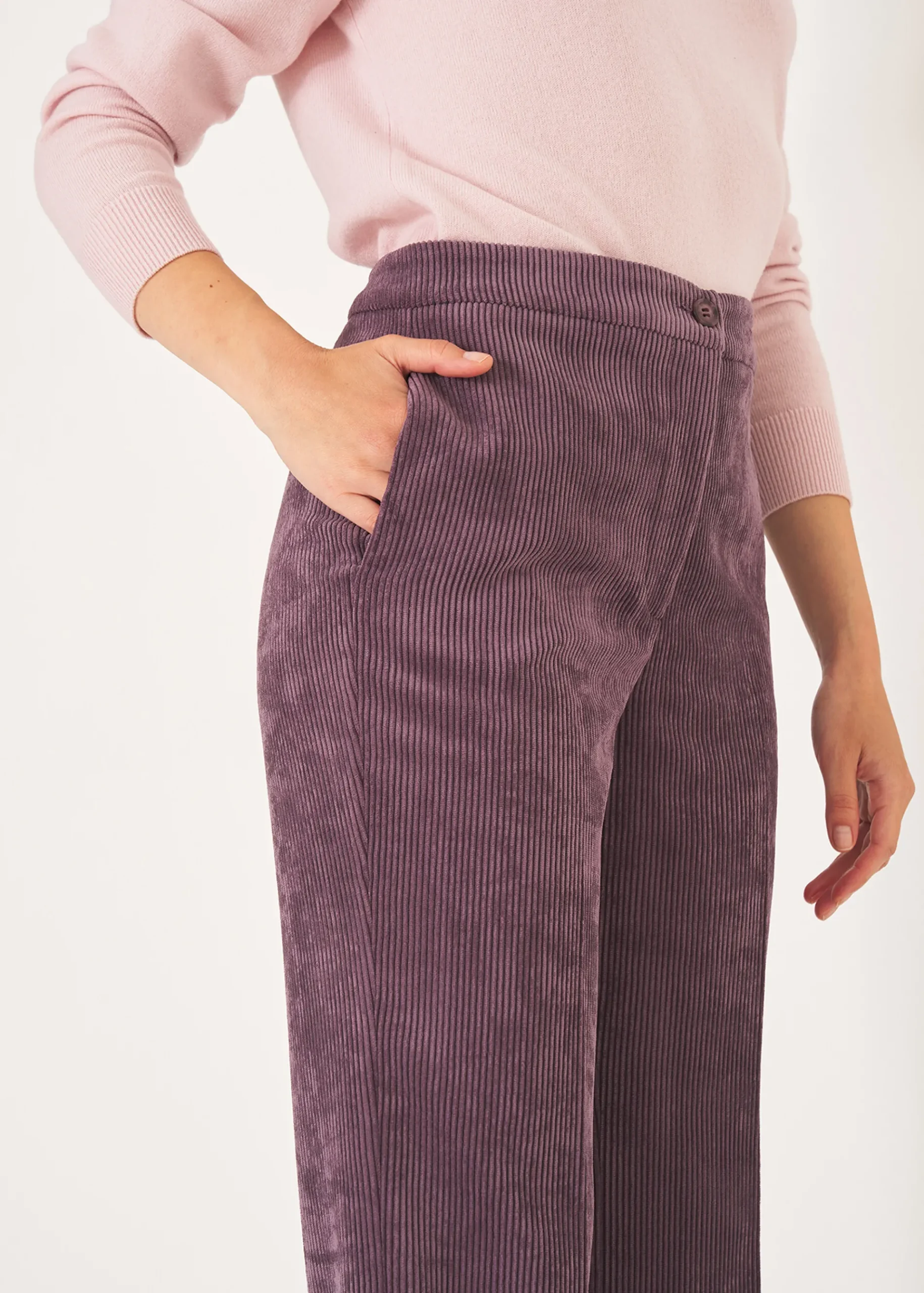 Camomilla Milano Pantaloni-Tailleur in Velluto a Coste