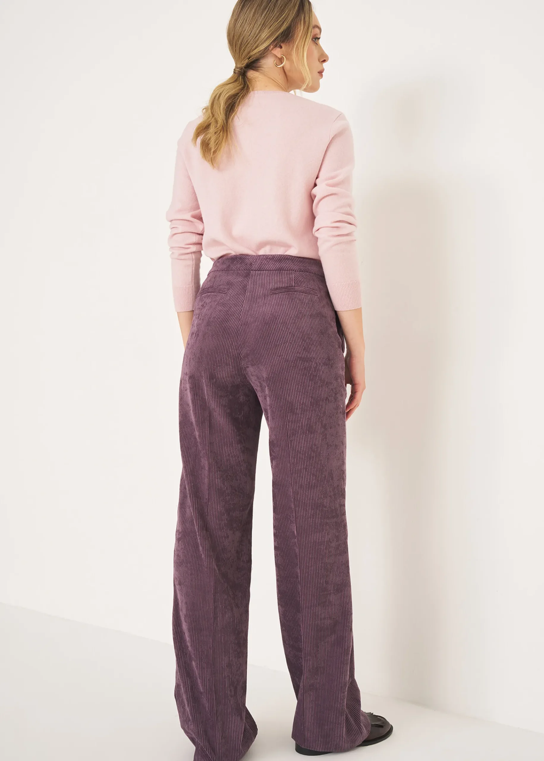 Camomilla Milano Pantaloni-Tailleur in Velluto a Coste