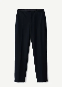 Camomilla Milano Pantaloni-Tailleur Smoking con Rever in Satin